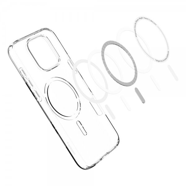 Spigen iPhone 16 Pro Max Skal Liquid Crystal MagFit Crystal Clear