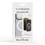 Vivanco iPhone 16 Pro Max Skal Mag Clear Transparent