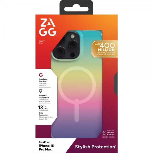 ZAGG iPhone 16 Pro Max Skal Milan Snap Deep Aurora