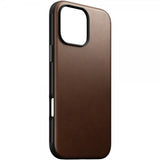 Nomad iPhone 16 Pro Max Skal Modern Leather Case Brun