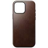 Nomad iPhone 16 Pro Max Skal Modern Leather Case Horween Rustic Brown