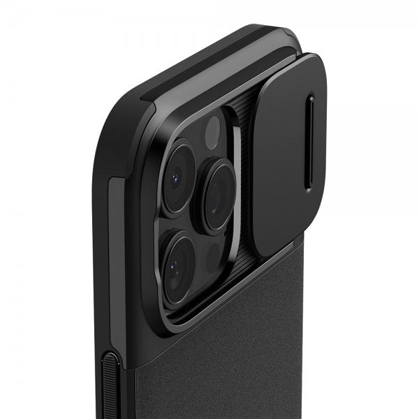 Spigen iPhone 16 Pro Max Skal Optik Armor MagFit Svart