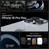Spigen iPhone 16 Pro Max Skal Rugged Armor MagFit Grå