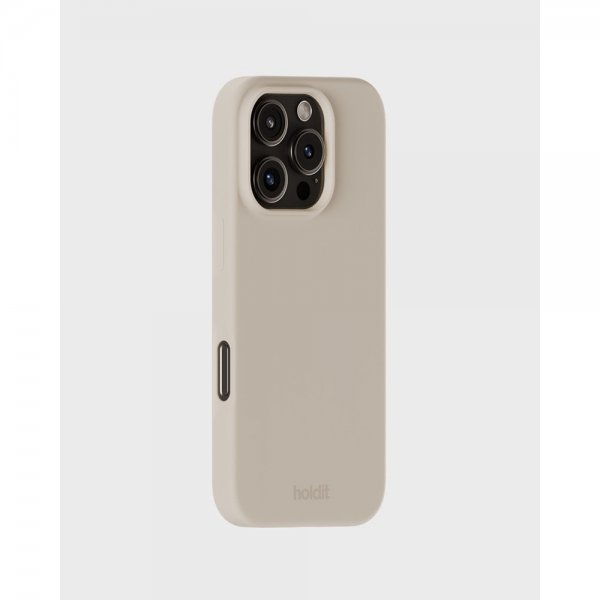 holdit iPhone 16 Pro Max Skal Silikon Light Beige
