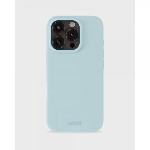 holdit iPhone 16 Pro Max Skal Silikon Mineral Blue