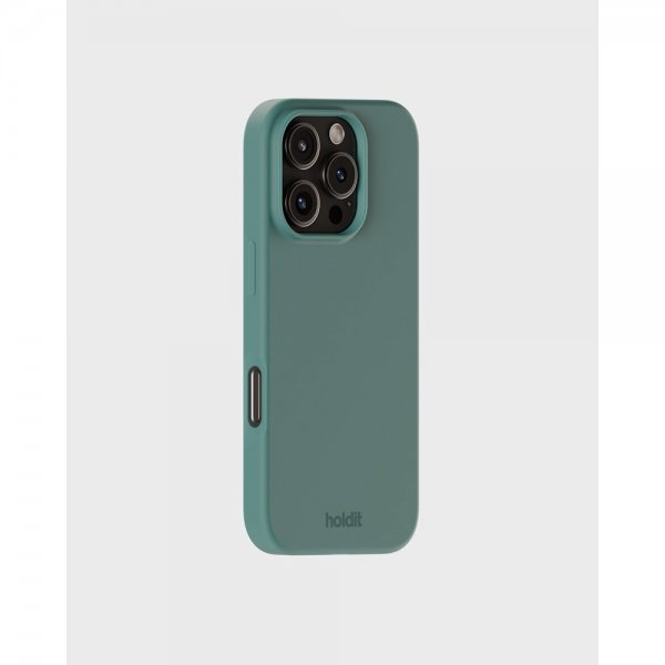 holdit iPhone 16 Pro Max Skal Silikon Moss Green