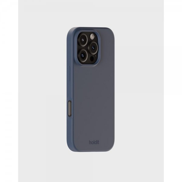 holdit iPhone 16 Pro Skal Silikon Pacific Blue