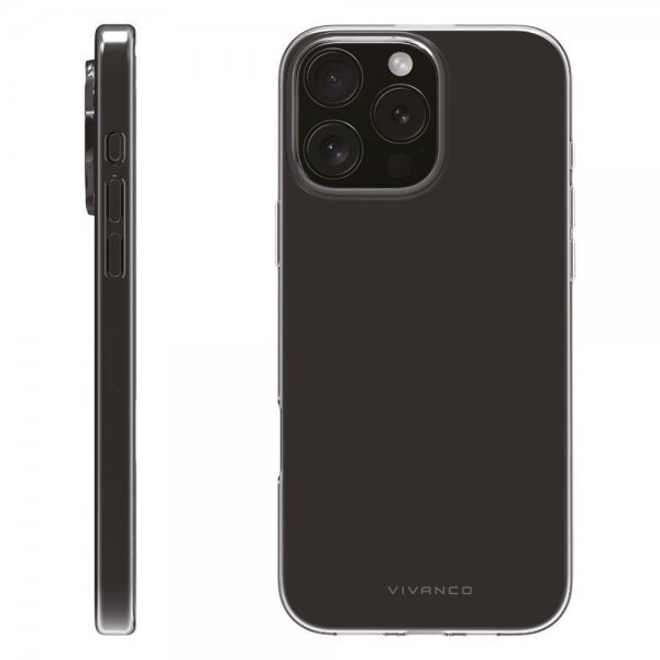 Vivanco iPhone 16 Pro Max Skal Super Slim Transparent