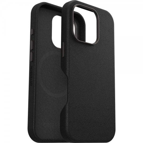 Otterbox iPhone 16 Pro Max Skal Symmetry Cactus Leather MagSafe Noir Ash