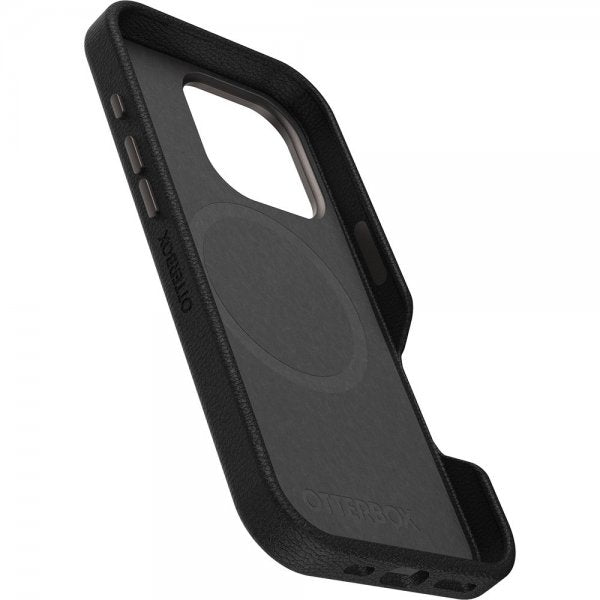 Otterbox iPhone 16 Pro Max Skal Symmetry Cactus Leather MagSafe Noir Ash