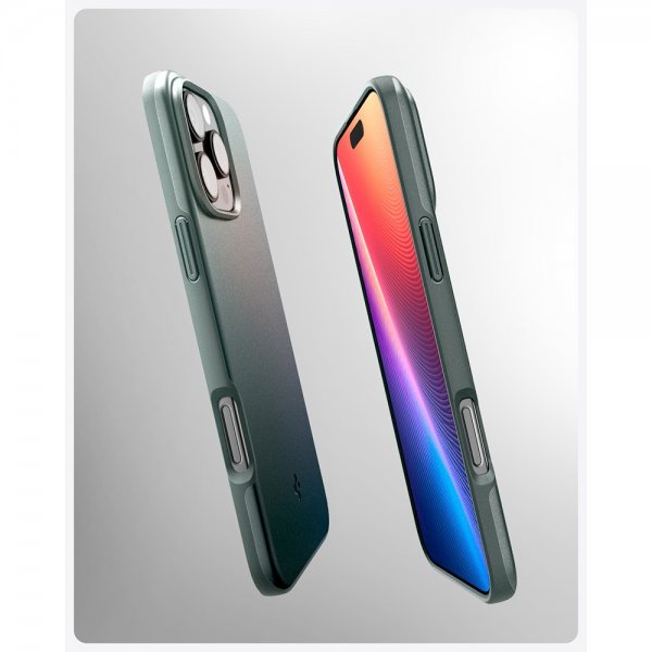 Spigen iPhone 16 Pro Max Skal Thin Fit MagFit Abyss Green