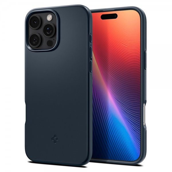 Spigen iPhone 16 Pro Max Skal Thin Fit MagFit Metal Slate