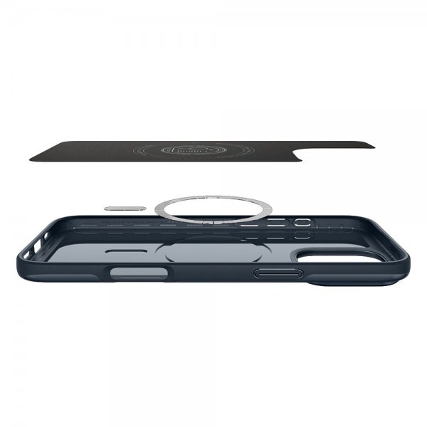 Spigen iPhone 16 Pro Max Skal Thin Fit MagFit Metal Slate