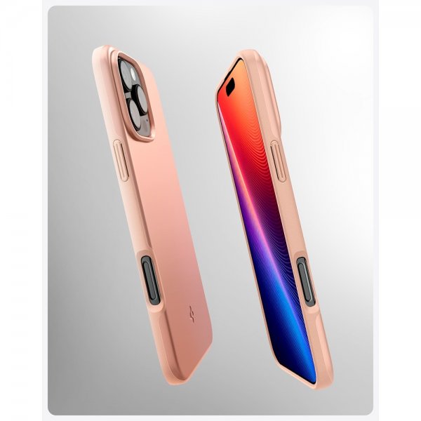 Spigen iPhone 16 Pro Max Skal Thin Fit MagFit Rose Titanium