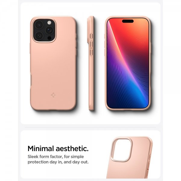 Spigen iPhone 16 Pro Max Skal Thin Fit MagFit Rose Titanium