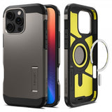 Spigen iPhone 16 Pro Max Skal Tough Armor MagFit Gunmetal