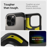 Spigen iPhone 16 Pro Max Skal Tough Armor MagFit Gunmetal