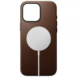 Nomad iPhone 16 Pro Max Skal Traditional Leather Case Brun