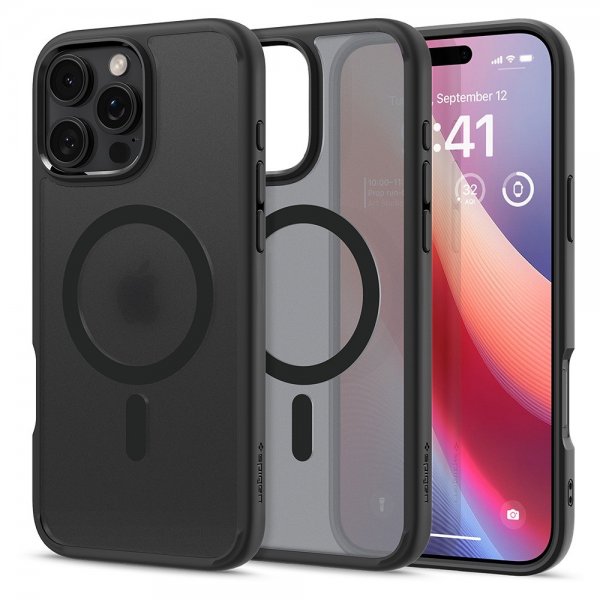 Spigen iPhone 16 Pro Max Skal Ultra Hybrid MagFit Frost Black