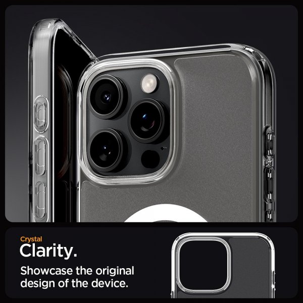 Spigen iPhone 16 Pro Max Skal Ultra Hybrid MagFit Frost Clear
