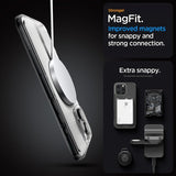 Spigen iPhone 16 Pro Max Skal Ultra Hybrid MagFit Frost Clear