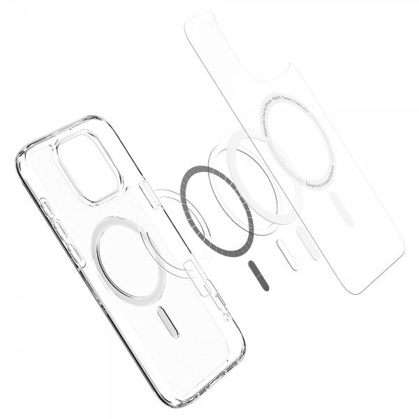 Spigen iPhone 16 Pro Max Skal Ultra Hybrid MagFit Frost Clear