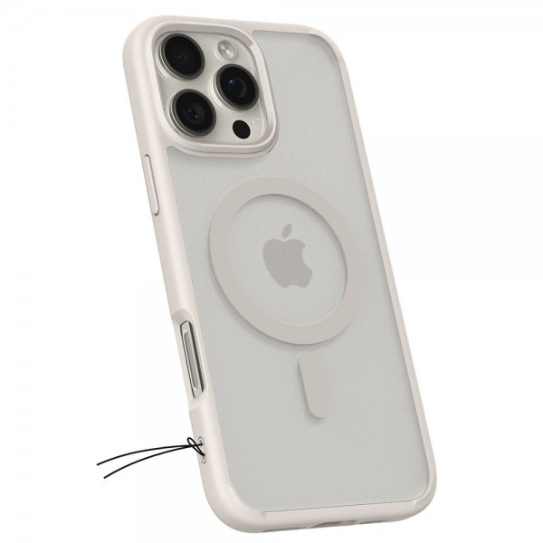 Spigen iPhone 16 Pro Max Skal Ultra Hybrid MagFit Frost Natural Titanium