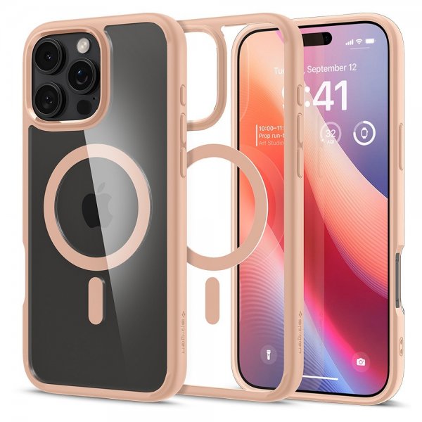 Spigen iPhone 16 Pro Max Skal Ultra Hybrid MagFit Rose Titanium