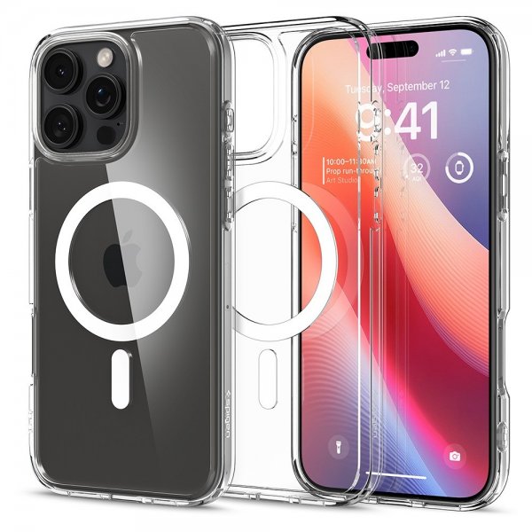 Spigen iPhone 16 Pro Max Skal Ultra Hybrid MagFit Vit
