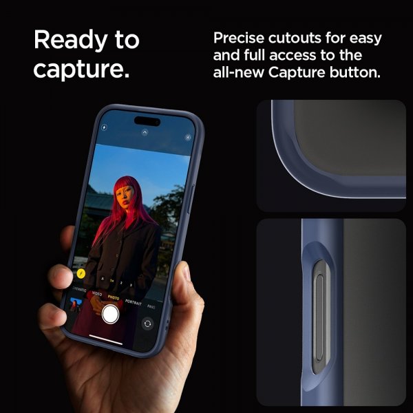 Spigen iPhone 16 Pro Max Skal Ultra Hybrid Navy Blue