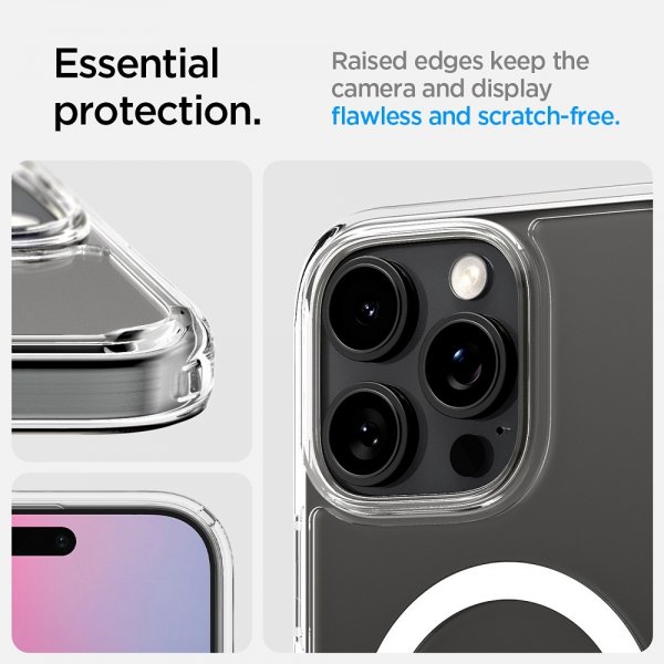 Spigen iPhone 16 Pro Max Skal Ultra Hybrid T MagFit Clear White