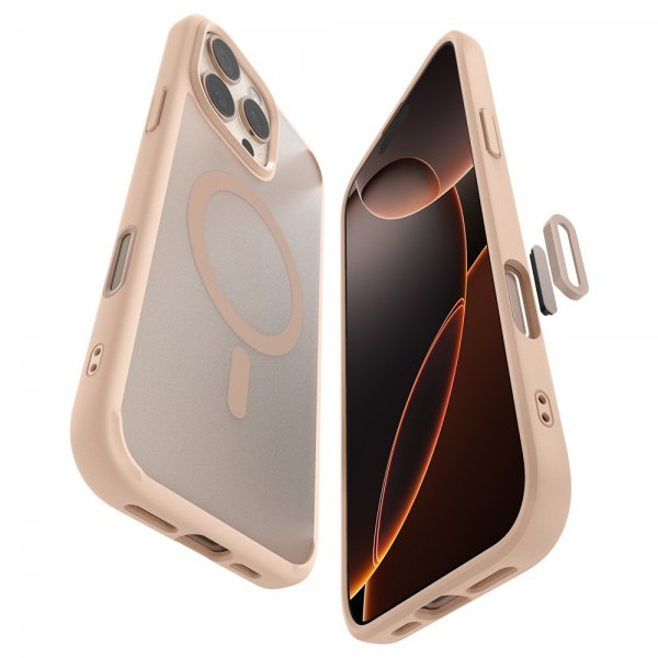 Spigen iPhone 16 Pro Max Skal Ultra Hybrid T MagFit Frost Rose Titanium