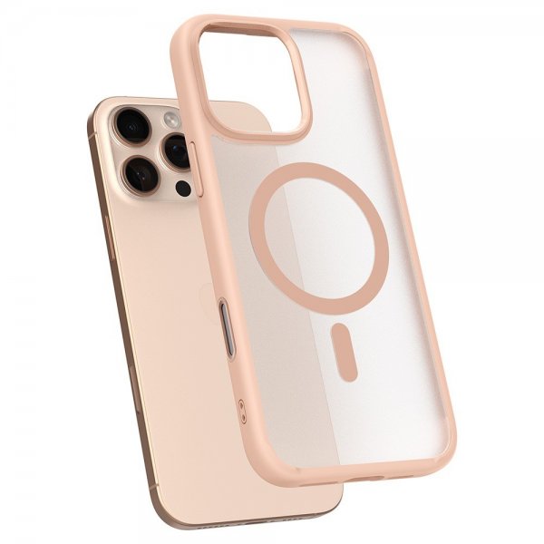 Spigen iPhone 16 Pro Max Skal Ultra Hybrid T MagFit Frost Rose Titanium