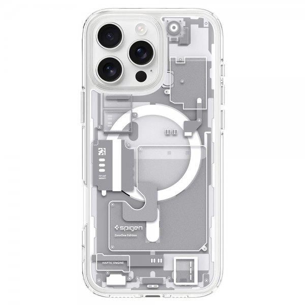 Spigen iPhone 16 Pro Max Skal Ultra Hybrid Zero One MagFit Vit