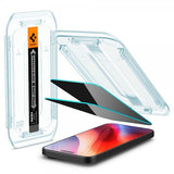 Spigen iPhone 16 Pro Max/iPhone 17 Pro Max Skärmskydd GLAS.tR EZ Fit Privacy 2-pack