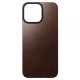 Nomad iPhone 16 Pro Max Skin Magnetic Leather Back Rustic Brown
