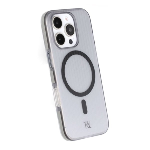 Rvelon iPhone 16 Pro Skal Korrugerad MagSafe Grå