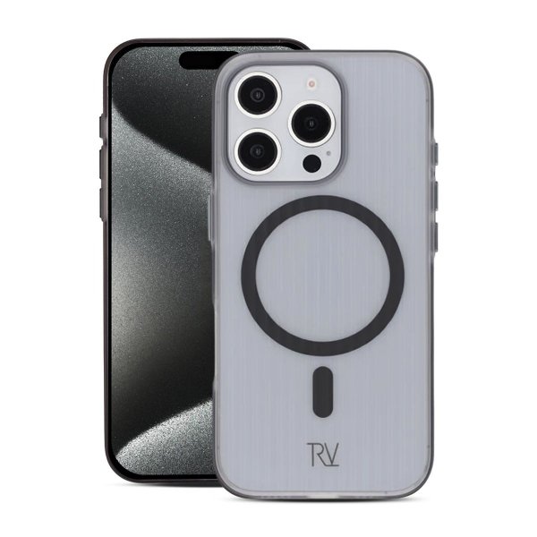 Rvelon iPhone 16 Pro Skal Korrugerad MagSafe Svart