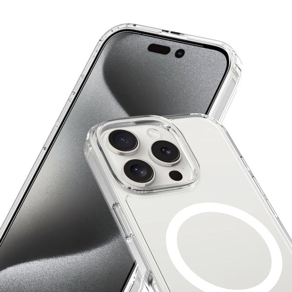 Rvelon iPhone 16 Pro Skal TPU MagSafe Transparent