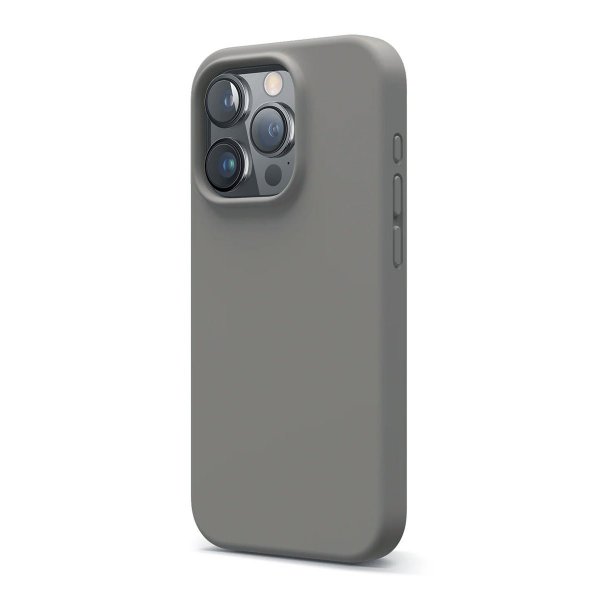 Rvelon iPhone 16 Pro Skal Silikon MagSafe Grå