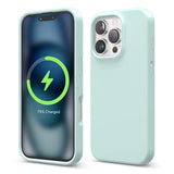 Rvelon iPhone 16 Pro Skal Silikon MagSafe Grön