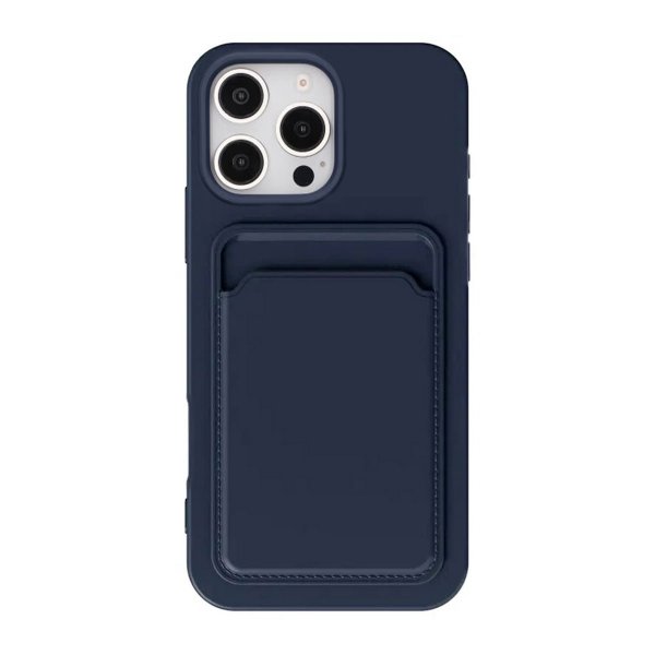 iPhone 16 Pro Skal Korthållare Blå