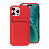 iPhone 16 Pro Skal Korthållare Röd