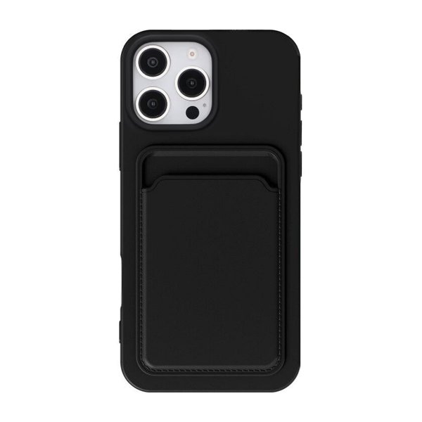 iPhone 16 Pro Skal Korthållare Svart