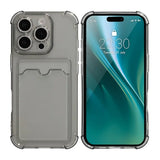 iPhone 16 Pro Skal Korthållare Stöttåligt Svart