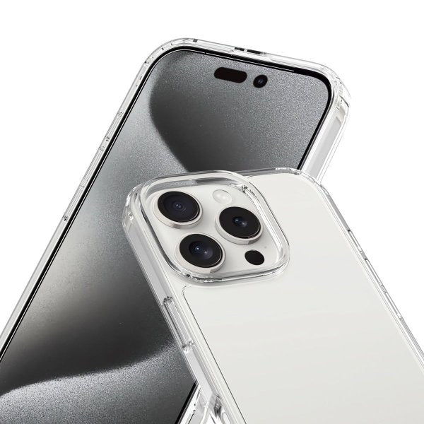 Rvelon iPhone 16 Pro Skal Transparent TPU Transparent