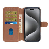 Rvelon iPhone 16 Pro Fodral Magnetiskt Avtagbart Skal Brun