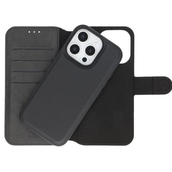 Rvelon iPhone 16 Pro Fodral Magnetiskt Avtagbart Skal Svart