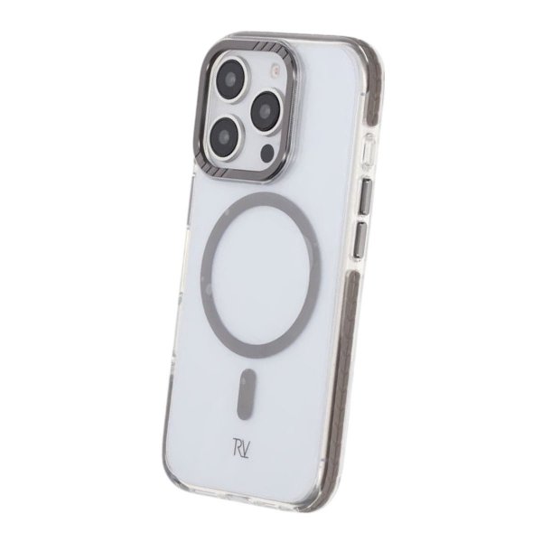 Rvelon iPhone 16 Pro Skal TPU MagSafe Grå