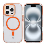 Rvelon iPhone 16 Pro Skal TPU MagSafe Orange
